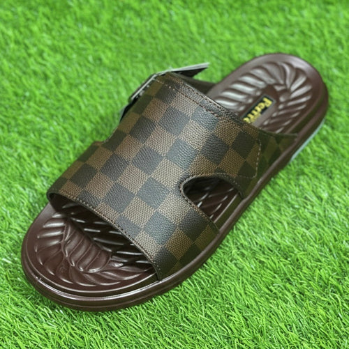 Handmade Extremely Comfort Brown Slide