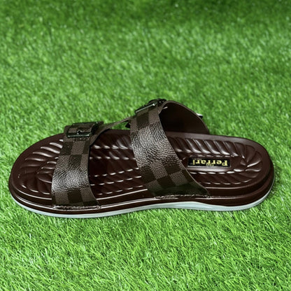Handmade Brown Extremely Comfort Slide